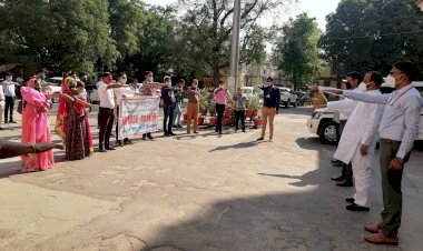 नो मास्क—नो एंट्री, कोरोना जागरूकता की शपथ दिलाई