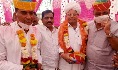 कांग्रेस के जसवंतपुरा ब्लाॅक अध्यक्ष ने छोड़ी कांग्रेस, थामा भाजपा का दामन