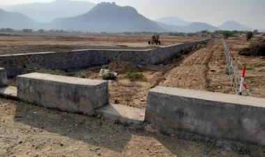 नाले पर भूखण्ड कांटकर बेचने के अरमानों पर फिरा पानी