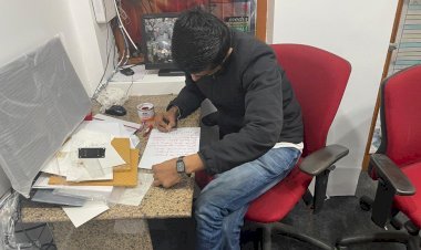 कांग्रेस नेता कुम्पावत ने मुख्यमंत्री गहलोत को अपने रक्त से लिखा पत्र