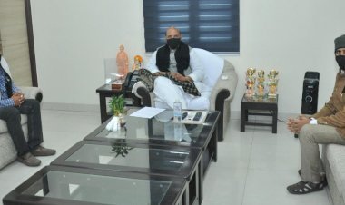 भारतमाला प्रोजेक्ट में किसानों की जमीन पर राजनाथसिंह से हस्तक्षेप की अपील की प्रवासी नेता गंगासिंह काठाड़ी ने