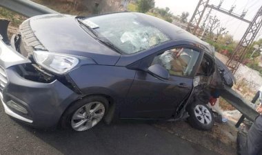 पाली के सांडिया गांव के नजदीक कार पलटी, सिरोही निवासी मां—बेटी की मौत, पिता गंभीर घायल