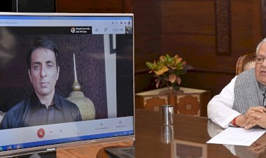 प्रदेश के राज्यपाल ने अभिनेता सोनू सूद को ऑनलाइन किया सम्मानित