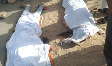 जालोर के करडा—रानीवाड़ा रोड पर तेज रफ्तार इनोवा कार ने 6 बच्चों को कुचला, 5 की मौत, दांतवाड़ा के सरकारी स्कूल से घर लौट रहे थे मासूम