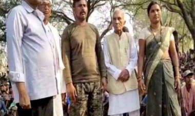 बीजापुर नक्सली हमले के बाद बंधक बनाए गए सीआरपीएफ के कोबरा जवान की हुई घर वापसी