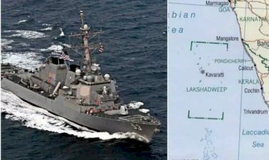 अमेरिकी नौसेना ने भारत की अनुमति बिना लक्षद्वीप के नजदीक किया ऑपरेशंस