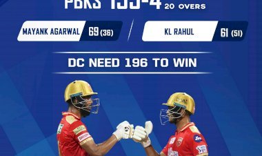 आईपीएल के 11वें मैच में पंजाब ने दिल्ली को दिया 196 रन का टारगेट