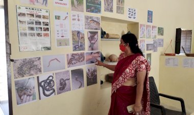 सिरोही की महिला वनरक्षक ने रेस्क्यू सेंटर में लगाई वन्यजीवों की तस्वीरें, लोगों को वनजीवों के प्रति कर रही है जागरूक