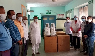 सिरोही के शिवगंज अस्पताल में ऑक्सीजन कंसंट्रेटर लगाने के लिए विदेश से प्रवासी राजस्थानी भामाशाह ने दिया सहयोग, विधायक ने किया उद्घाटन