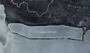 अंटार्कटिका में मिला दुनिया का सबसे बड़ा आइसबर्ग A- 76