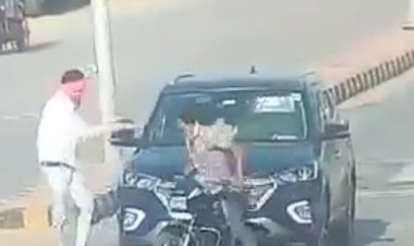 भरतपुर दिन दहाड़े सड़क पर कार रोक कर डॉक्टर दंपती की गोली मार कर हत्या, बेखोफ बदमाश बाइक पर आए और वारदात कर हो गए फरार