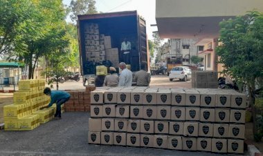 सिरोही के सरूपगंज में पुलिस ने की 1700 कर्टन अवैध शराब जब्त, 1 आरोपी गिरफ्तार