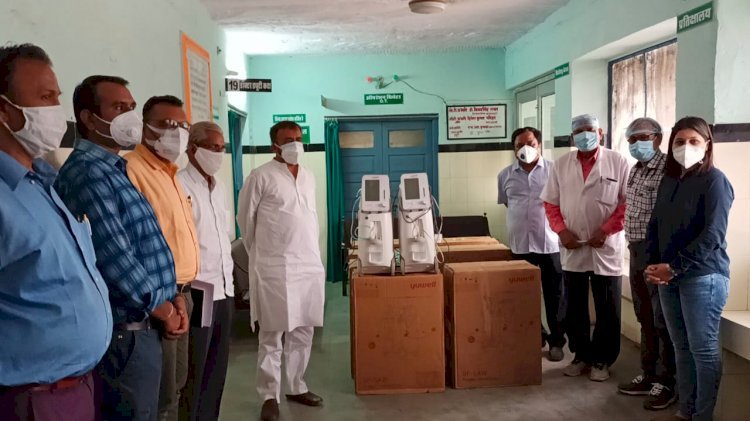 सिरोही के शिवगंज अस्पताल में ऑक्सीजन कंसंट्रेटर लगाने के लिए विदेश से प्रवासी राजस्थानी भामाशाह ने दिया सहयोग, विधायक ने किया उद्घाटन