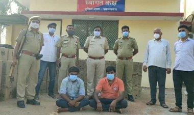 सिरोही जिले के नए पुलिस अधीक्षक ने आते ही शुरू हुई अवैध शराब के खिलाफ कार्रवाई, 795 अंग्रेजी तो 224 देशी शराब के कर्टन जब्त