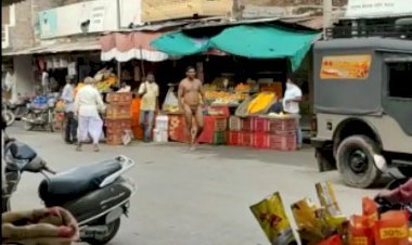 सिरोही के पिंडवाडा में निर्वस्त्र घुमता रहा मानसिक विक्षिप्त आदमी, किसी ने नहीं दिखाई इंसानियत, वीडियो बनाने में लगे रहे लोग