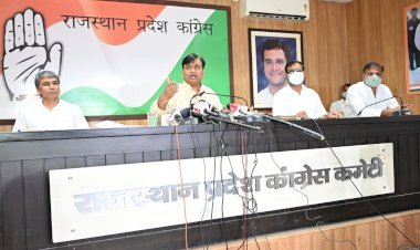 कांग्रेस प्रदेशाध्यक्ष ने कहा राजस्थान में धमकाने की परम्परा नहीं, पोस्टर पर फोटो विवाद पर भाजपा प्रभारी महा मंत्री धमकाने का कर रहे है कार्य