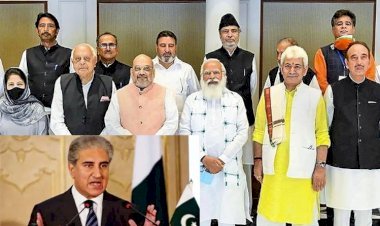 कश्मीर के नेताओं के साथ प्रधानमंत्री नरेंद्र मोदी की बैठक के बाद पाकिस्तानी विदेश मंत्री ने इसे बताया ड्रामा