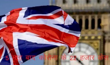 5 माह बाद ब्रिटेन में एक बार फिर बढ़ा कोरोना संक्रमण