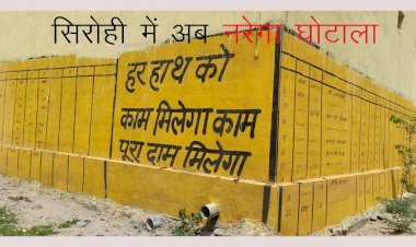नरेगा कानून के तहत होने थे ऑनलाइन टेंडर, लेकिन सिरोही जिले में कोटेशन के आधार पर करवाया कार्य और कर दिया भुगतान