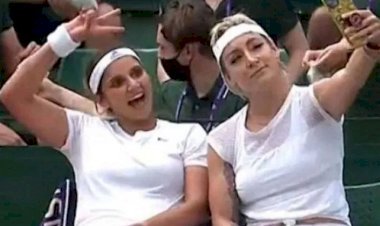 सानिया मिर्जा ने अमेरिकी जोड़ीदार बेथानी माटेक के साथ विंबलडन के दूसरे राउंड में बनाई जगह