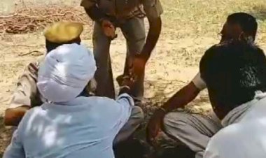 जालोर के सायला पुलिस थाने के एएसआई विरोध प्रदर्शन में कानून व्यवस्था संभालने तो गए,लेकिन अफीमचियों के साथ बैठकर किया अफीम का सेवन, वीडियो वायरल