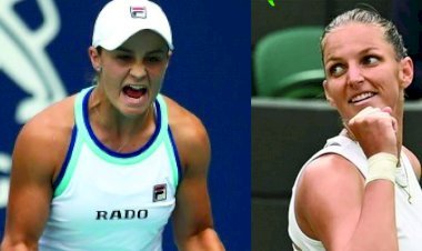 विंबलडन के फाइनल में ऑस्टे्रलिया की ऐश्ले का मुकाबला चेक रिपब्लिक की कैरोलिना से 