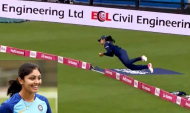 भारतीय महिला खिलाड़ी हरलीन देओल ने बाउंड्री लाइन पर पकड़ा कैच, सचिन ने बताया "कैच ऑफ द ईयर"