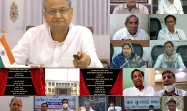 मुख्यमंत्री गहलोत ने सिरोही के पिंडवाडा सहित 2 महाविद्यालयों के भवनों को शिलान्यास तो 11 महाविद्यालयों के भवनों का किया लोकार्पण