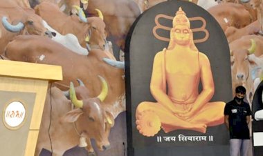नाथद्वारा में मोरारी बापू की रामकथा सुनने पहुंचे राज्यपाल, लोकसभा-विधानसभा अध्यक्ष और सरकार के मंत्री—विधायक