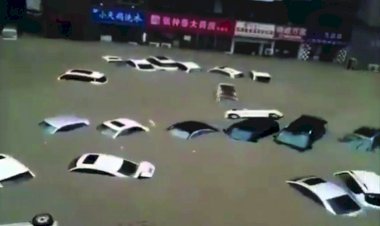 चीन के हेनान प्रांत में 24 घंटे में बरसा 18 इंच पानी, बाढ़ से हाल बेहाल, कारे बह गई, मेट्रो में भर गया पानी