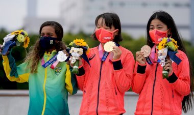 टोक्यो ओलिंपिक में जापान की 13 साल की युवा खिलाड़ी ने जीता इंडिविजुअल स्केटबोर्डिंग का गोल्ड मेडल