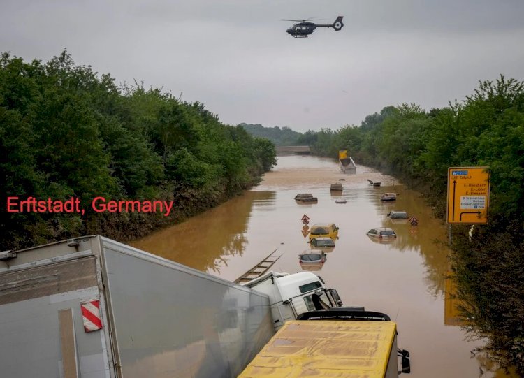 यूरोप, जर्मनी,बेल्जियम सहित कई देशों में बाढ़, 180 से अधिक लोगों की मौत