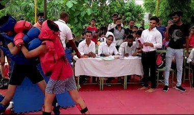 राजधानी के हरमाड़ा में आयोजित थाई बॉक्सिंग चैंपियनशिप में करीरी गांव के हर्षित को ब्रॉन्ज मेडल