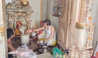 गुजरात के विधायक बलराम ने जालोर के जागनाथ महादेव का किया जलाभिषेक