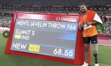 राजस्थान की अवनि के बाद अब हरियाणा के सुमित ने भारत को दिलाया गोल्ड मेडल, जेवलिन थ्रो में बनाया रिकॉर्ड