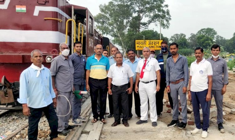 अरावली की हरी-भरी वादियों में 523 दिन बाद गूंजी रेल के इंजन की सिटी