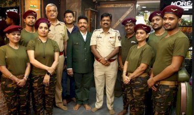 मुंबई के विले पार्ले ईस्ट में सांसद, बॉलीवुड हस्तियों के साथ पुलिस के आलाधिकारी पहुंचे शिवा'ज़ के सैल्यूट सैलून के उद्घाटन समारोह में