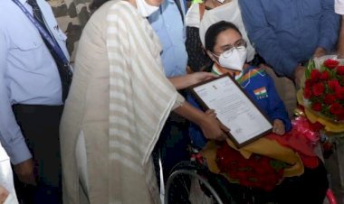 टोक्यो पैरालिंपिक में स्वर्ण पदक विजेता अवनि लेखरा का समाज कल्याण विभाग ने किया सम्मान