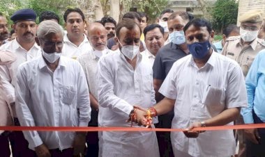 सिरोही जिला प्रभारी मंत्री भाया ने शिवगंज राजकीय जिला अस्पताल में आॅक्सीजन प्लांट और सोनोग्राफी कलर मशीन का किया शुभारंभ