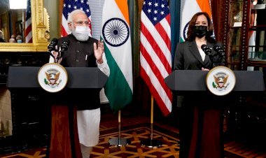 भारतीय मूल की अमेरिकी उपराष्ट्रपति कमला हैरिस से प्रधानमंत्री नरेंद्र मोदी की मुलाकात, आतंकवाद पर पाकिस्तान को नसीहत