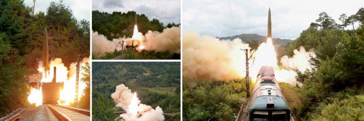 उत्तर कोरिया ने रेलवे बेस्ड मिसाइल प्रणाली का किया परीक्षण, ट्रेन से पहली बार बैलिस्टिक मिसाइल टेस्ट