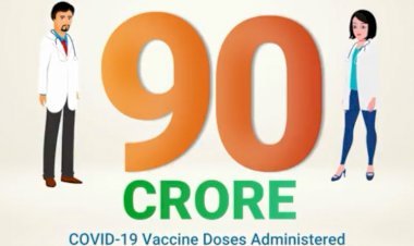 देश में कोरोना वैक्सीनेशन 90 करोड़ के पार, अब 100 करोड़ होने पर भाजपा करेंगी हेल्थ वर्कर्स का सम्मान