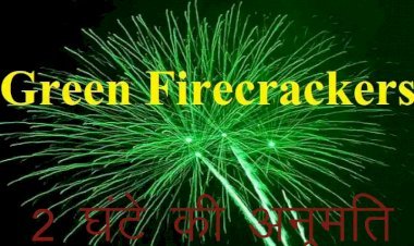 राजस्थान में एनसीआर क्षेत्र को छोड़कर दीपावली पर दो घंटे ग्रीन पटाखे चलाने की दी अनुमति