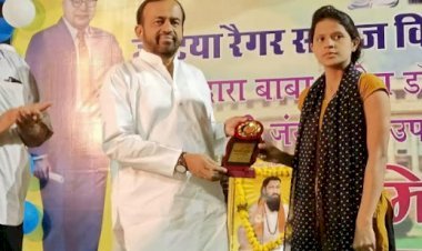 सिरोही में सम्मान समारोह में विधायक ने जनसमूह को किया संबोधित, कहा हर इंसान को बाबा साहब के जीवन से लेनी चाहिए प्रेरणा