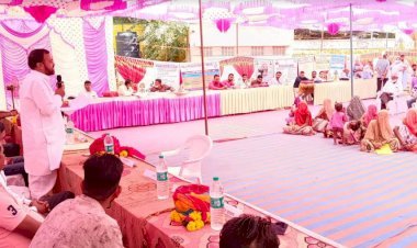 विधायक संयम लोढ़ा ने केसरपुरा ग्राम पंचायत मुख्यालय पर आयोजित शिविर में की शिरकत,सरकार का दस लाख लोगों को पट्टे आवंटित करने का लक्ष्य