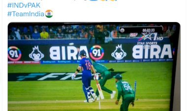 भारत—पाक मैच में 10 विकेट से हार देखने के बाद भारतीय क्रिकेट प्रेमियों ने राहुल के आउट के निर्णय पर उठाए सवाल