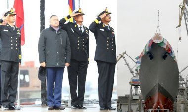 रूस में तैयार पोत तुशील-पी भारतीय नौसेना के बेडे में शामिल, भारतीय राजदूत ने पूजन के बाद किया लॉन्च