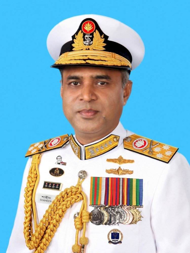 बांग्लादेश के नौसेना प्रमुख एडमिरल एम. शाहीन इकबाल सात दिवसीय भारत दौरे पर, नौसेना प्रमुख के साथ डिफेंस चीफ के साथ करेंगे बातचीत