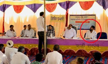 जालोर में प्रशासन, जनप्रतिनिधियों की बड़ी लापरवाही, जिस चाटवाड़ा सरपंच को कोर्ट ने 1 माह पूर्व ही अयोग्य घोषित कर दिया, वो "प्रशासन गांवों संग अभियान" में कर रहा है "सरपंच" के हस्ताक्षर