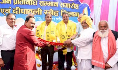 रावल ब्राह्मण समाज का जनप्रतिनिधि सम्मान समारोह आयोजित, सुरेश मांडवा रावल स्वाभिमान मंच के संयोजक